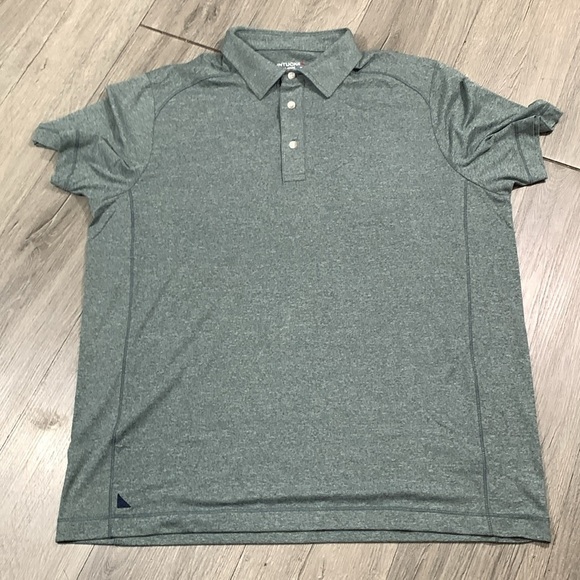 Untuckit Performance Polo Gray Stretch 
size L - Picture 7 of 10